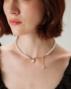 Alloy Pearl Necklace