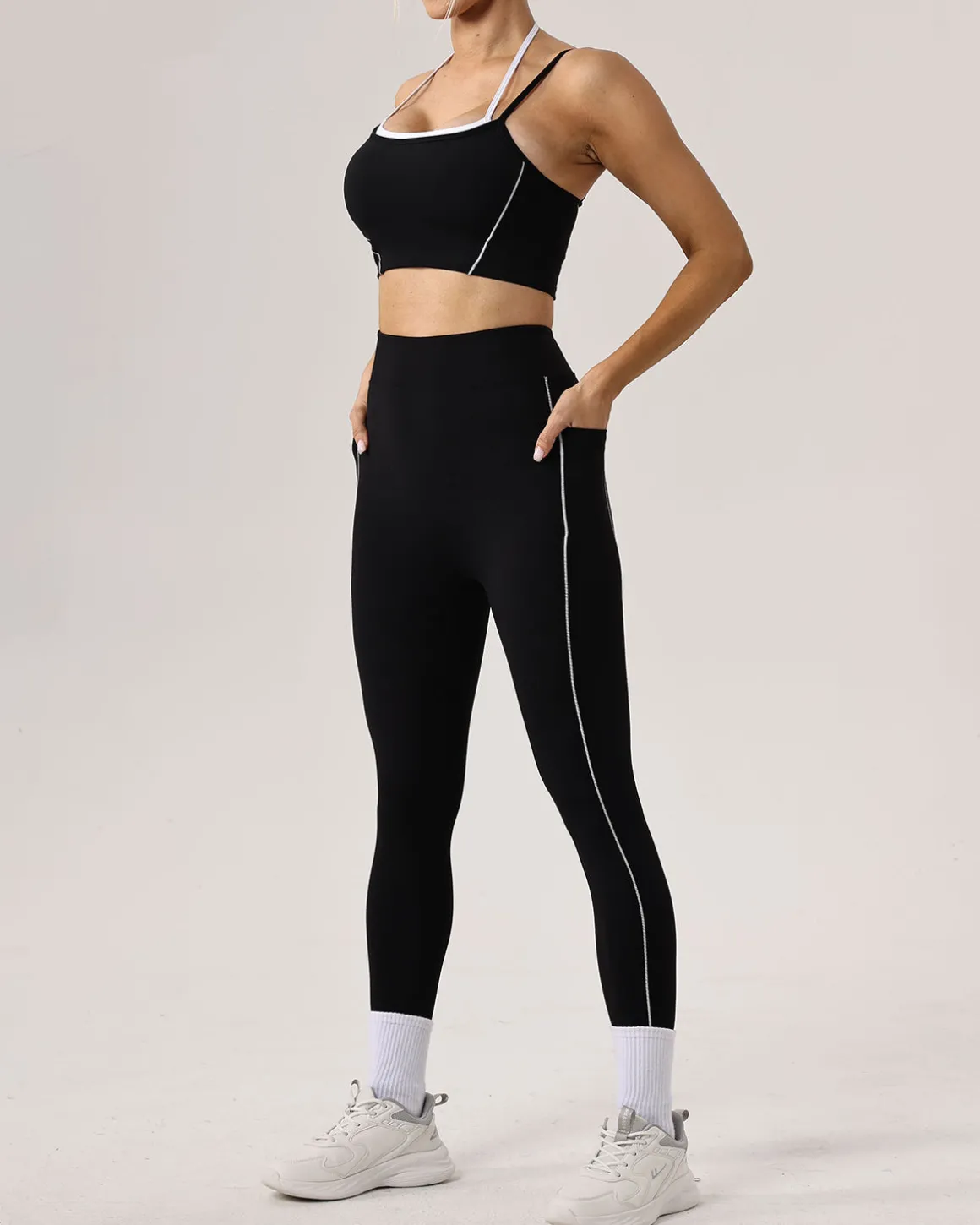 Black High Waisted Yoga Leggings