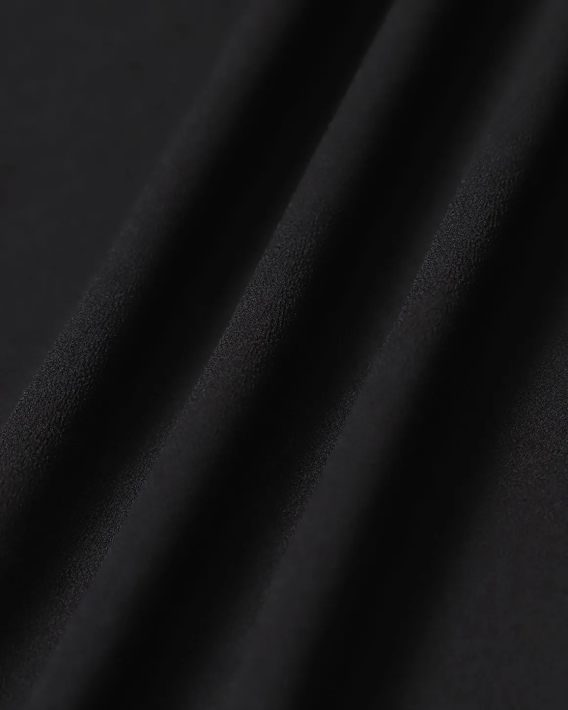 Black V Neck Chiffon Mini Dress