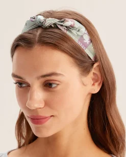 Blue Floral Headband