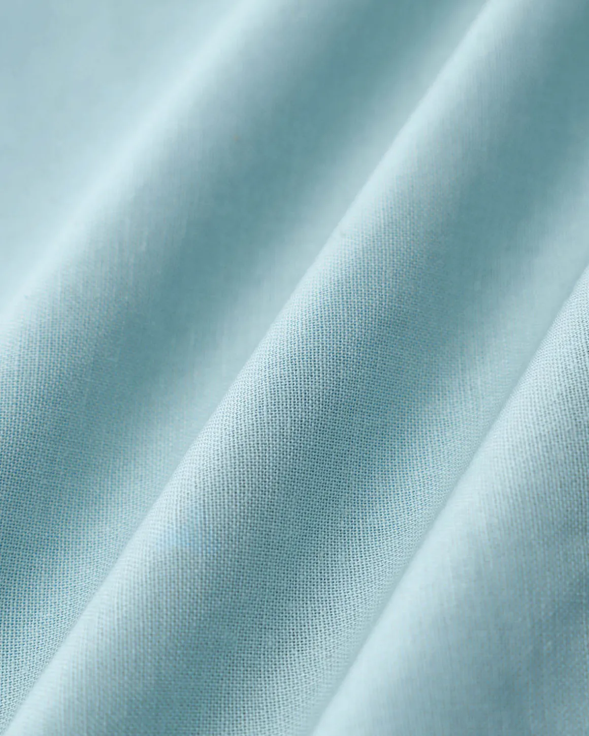 Blue Square Neck Shirred Slip Midi Dress