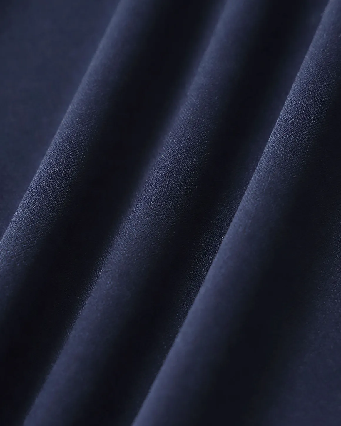 Blue V Neck Button Pleated Midi Dress