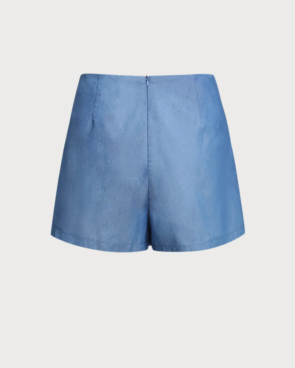 Blue Wrap Skorts