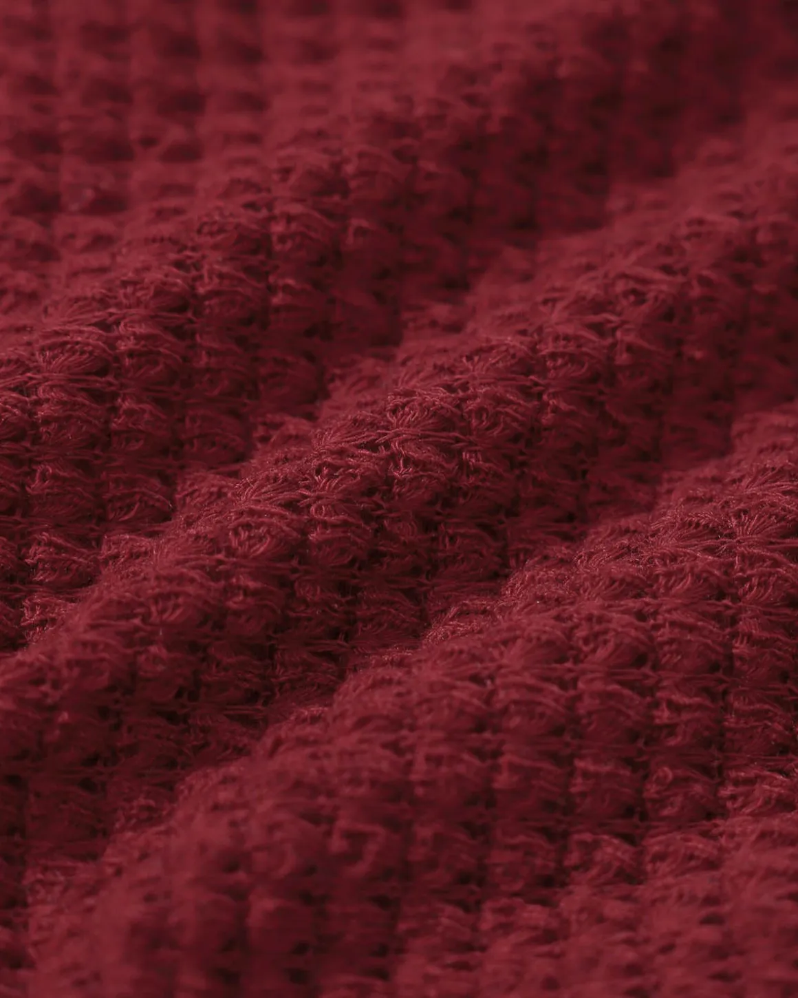 Burgundy Contrast Crochet Bikini Set