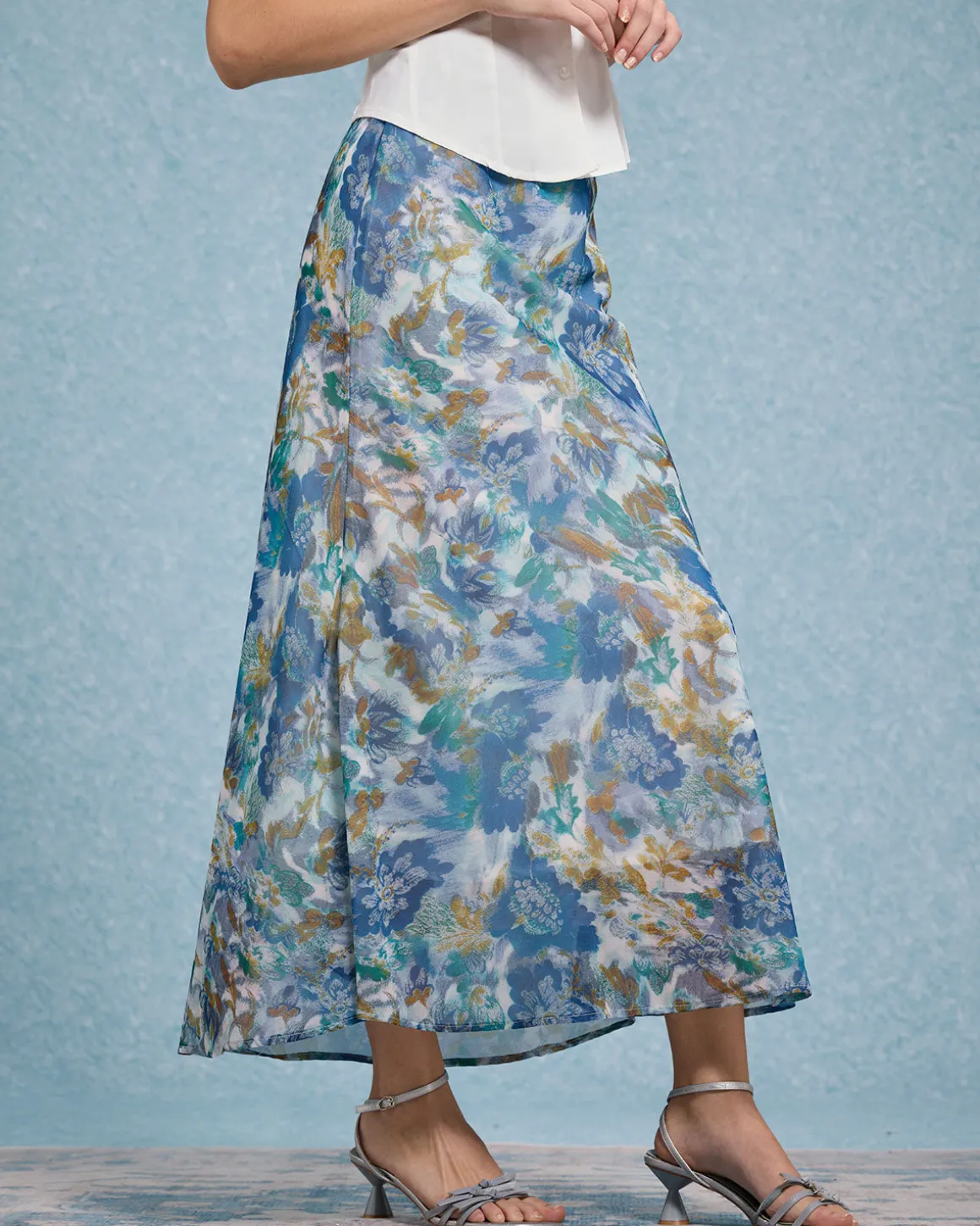 Floral Mermaid Skirt