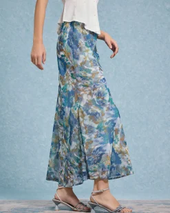 Floral Mermaid Skirt
