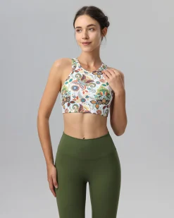 Floral X-Cross Tank Top