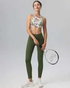 Floral X-Cross Tank Top