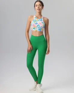 Floral X-Cross Tank Top