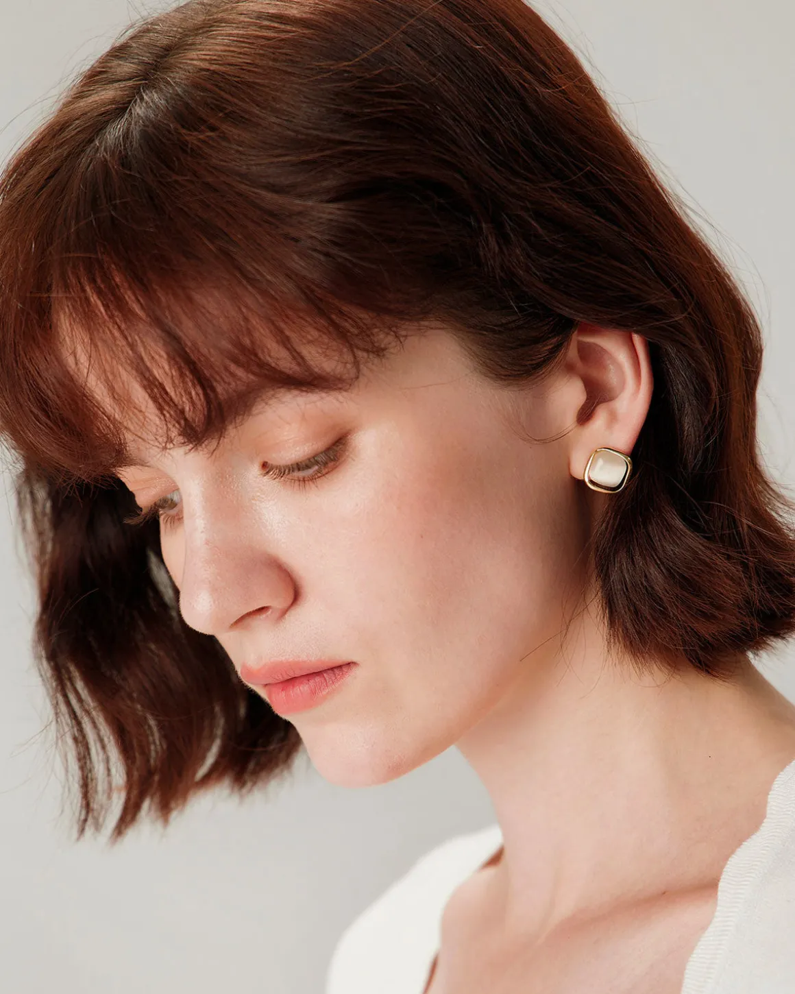 Gold Opal Earrings