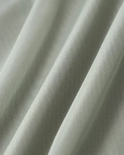 Green A-Line Slip Pleated Midi Dress