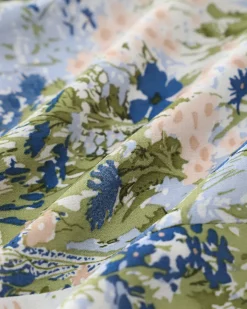Green Floral Bohemian Camis