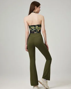 Green Floral Camis - Medium Support