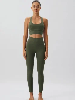 Green High Stretch Leggings