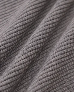 Grey Boat Neck Sweater Mini Dress