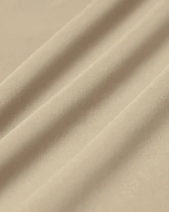 Khaki Square Neck Pocket Slip Midi Dress