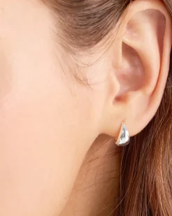 Metal Droplet Earrings