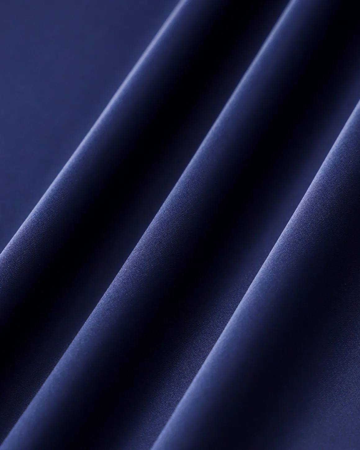 Navy Cowl Neck Satin Sleeveless Maxi Dress