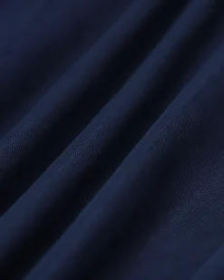 Navy Tiered Backless Maxi Dress
