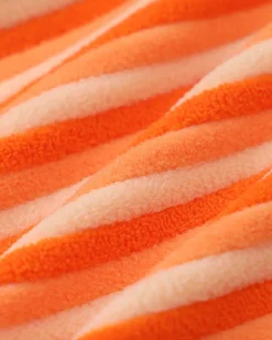 Orange Striped Tankini Swimsuit