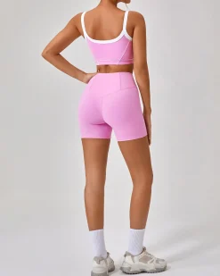Pink High Stretch Yoga Pants