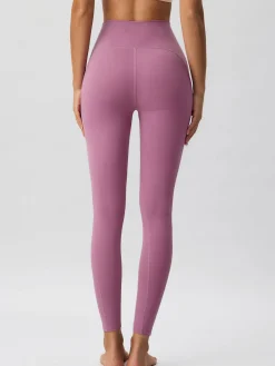 Pink High Waisted Quick-drying Leggings