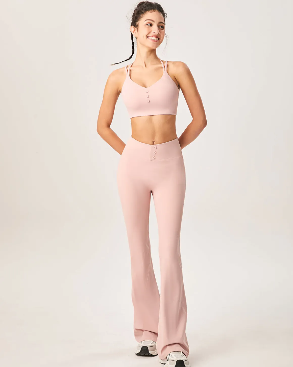 Pink High Waisted Sleek Leggings