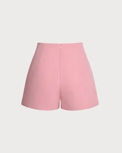 Pink Irregular Skorts