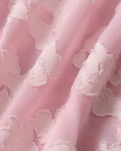 Pink Jacquard Bodycon Slip Maxi Dress