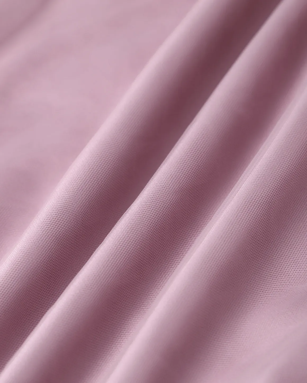 Pink Mesh Flowy Slip Midi Dress
