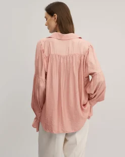Pink Oversized Button Shirt