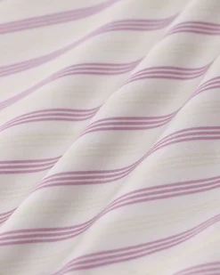 Pink Striped Pocket Shorts