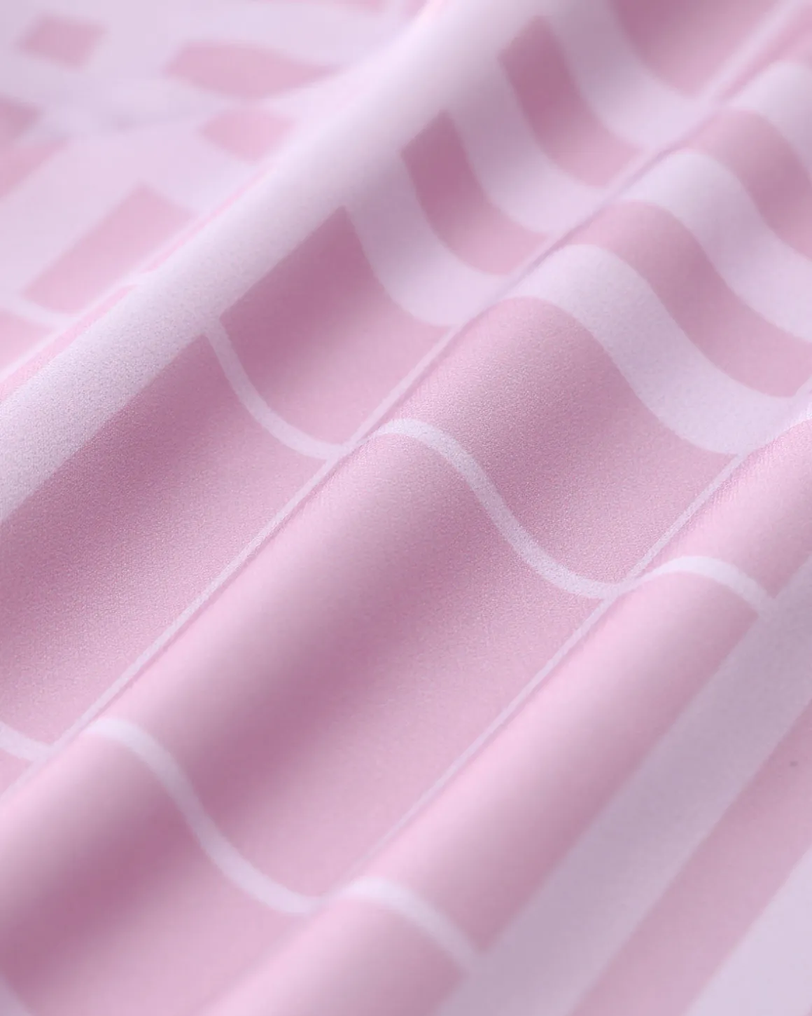 Pink Striped Sleeveless Midi Dress
