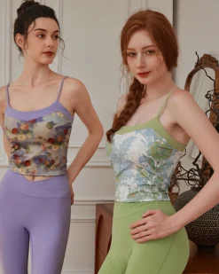 Purple Floral Camis - Medium Support