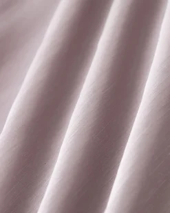 Purple Flowy Pleated Midi Skirt