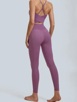Purple High Waisted Leggings