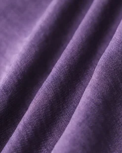 Purple Square Neck Slip Midi Dress