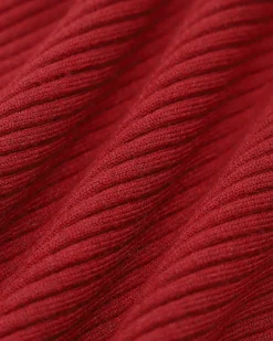Red Bodycon Bell Sleeve Sweater Dress