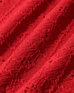 Red Front Tie Tankini Three-Piece Tankini Set
