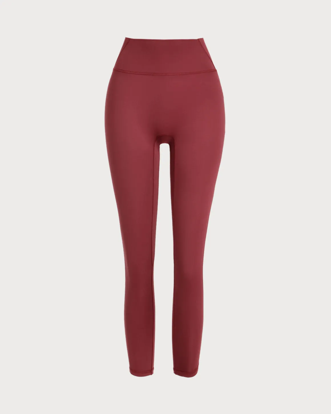 Red High Stretch Yoga Leggings