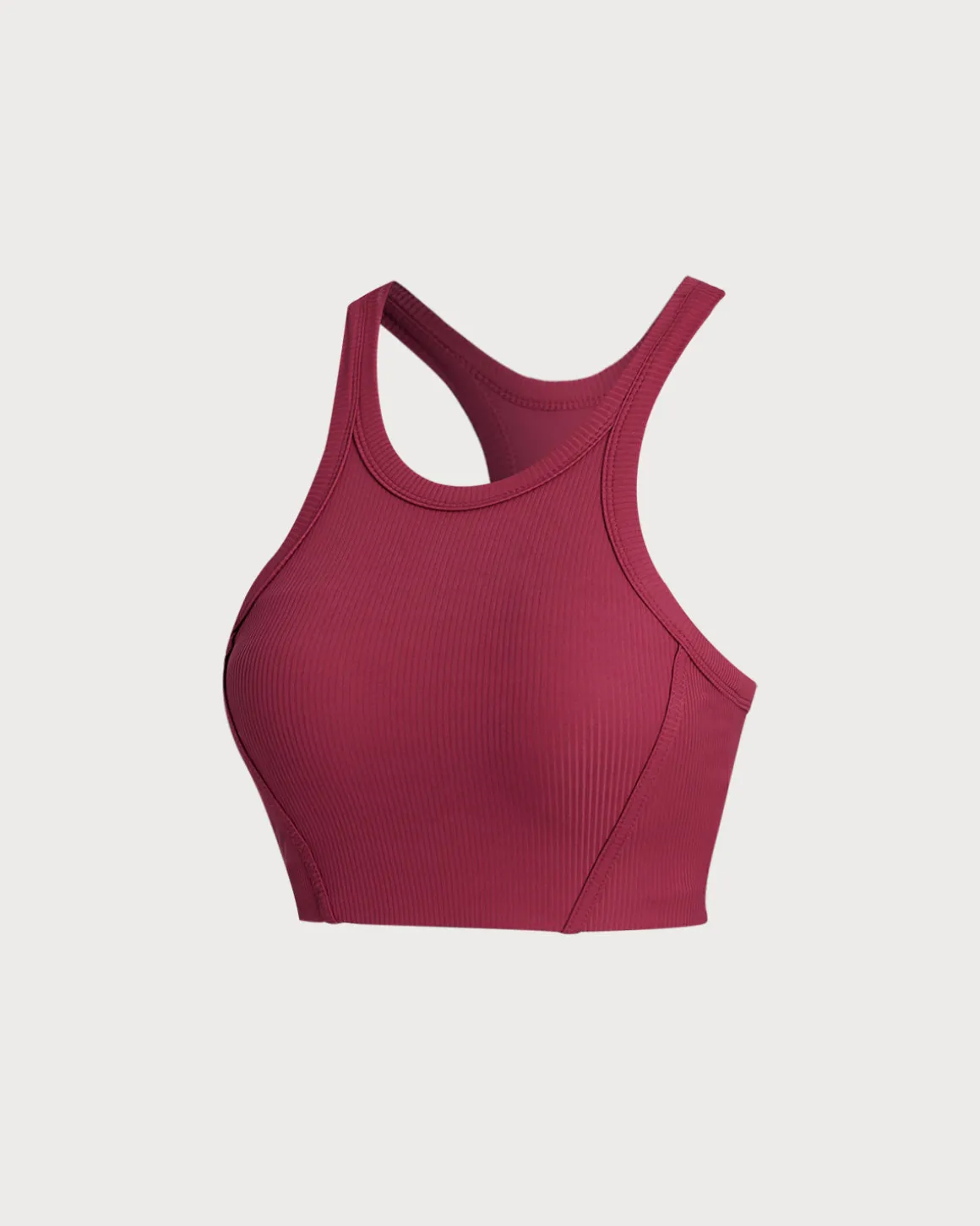 Red I-back Yoga Tank Top