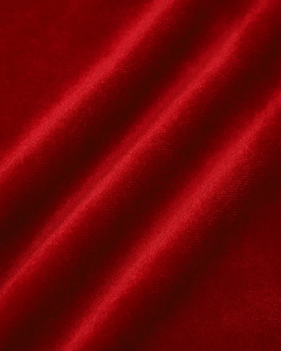 Red Velvet Puffed Sleeve A-Line Mini Dress