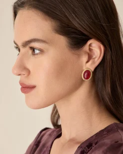 Retro Oval Earrings