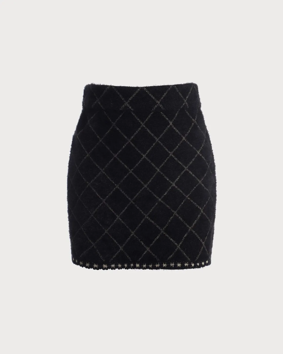 The Argyle Cardigan And Mini Skirt Set