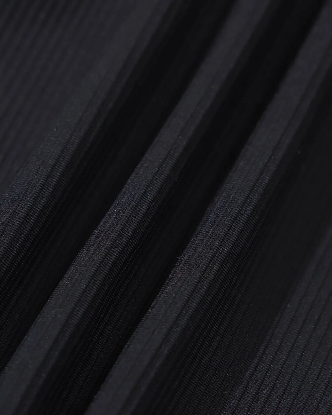 The Black Contrast Ribbed Bikini Bottom