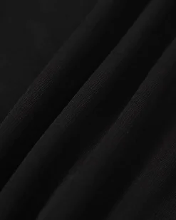 The Black Sweetheart Neck Bodycon Slip Maxi Dress