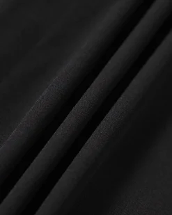 The Black U Neck Tie Back Sleeveless Maxi Dress