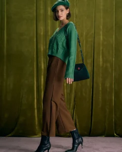 The Coffee Button Slant Pocket Straight Pants