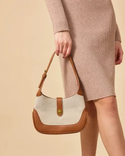 The Color Block Twist Lock Hobo Bag