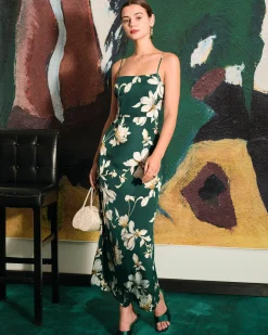The Floral Slit Maxi Dress